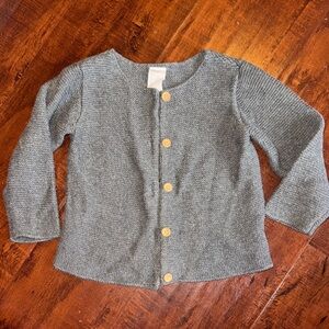 H&M Gray Button-Up baby Cardigan